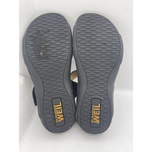 Dr. Andrew Weil SPAIN Orthaheel Comfort Sandal Sonora Orthoheel Black Sz 37 6US - Picture 7 of 9
